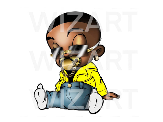 cartoon hood png, cartoon black boy, project baby, cartoon baby hood baby gangsta baby